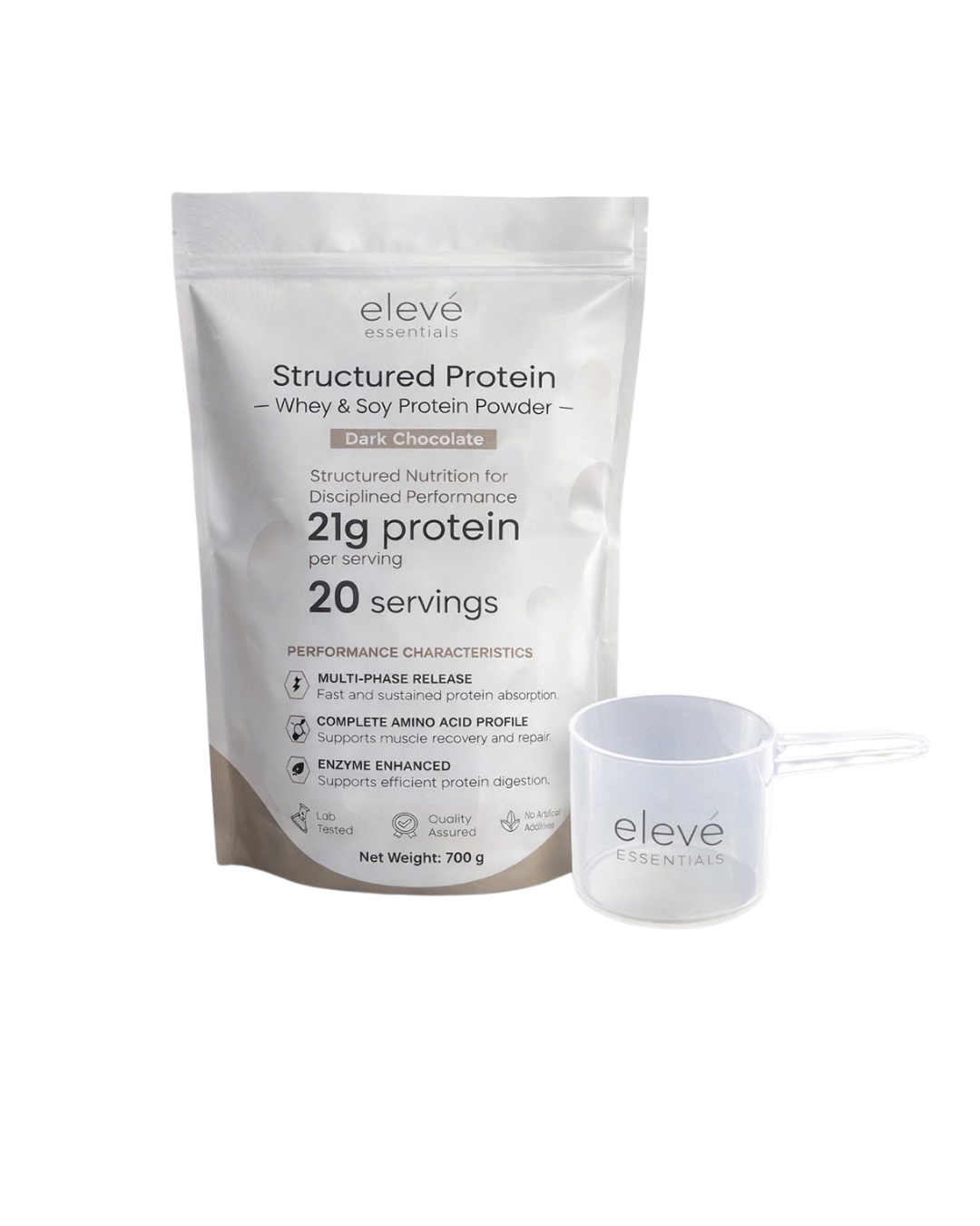elevé essentials - Structured Protein (Whey & Soy Protein Powder) 700g