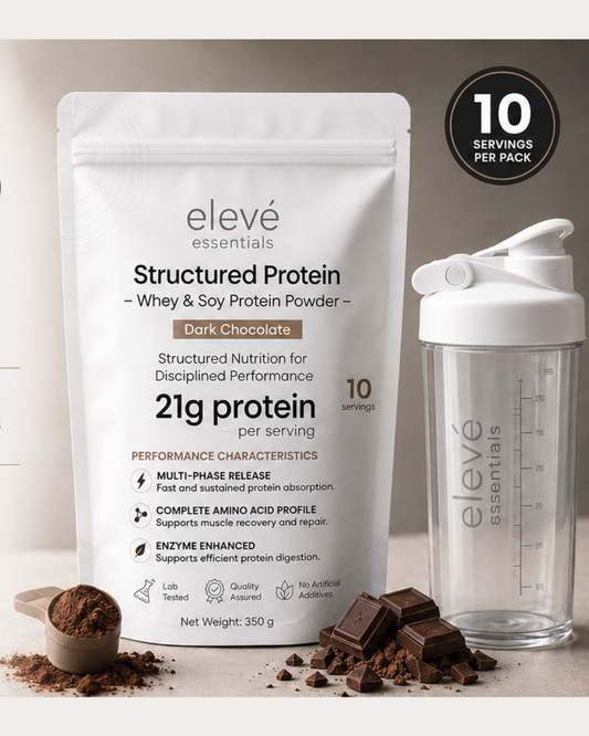 elevé essentials - Structured Protein (Whey & Soy Protein Powder) 350g <10 servings>